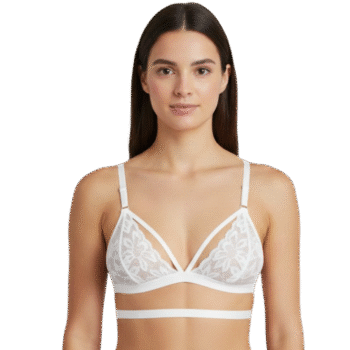 Bralette encaje con tiras - BC01